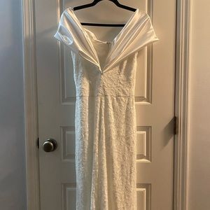 white floral lace jumpsuit